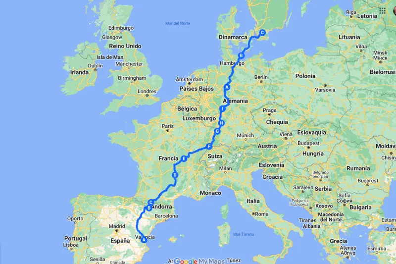 Nordkapp en autocaravana, Höör, Suecia