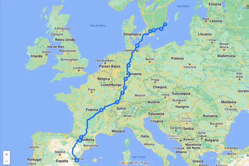 Nordkapp en autocaravana, Kalmar, Suecia