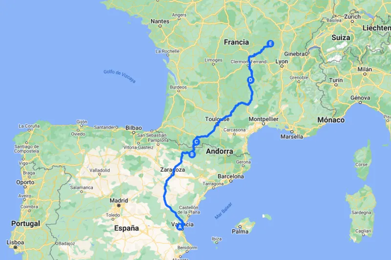 Nordkapp en autocaravana, Génelard, Francia