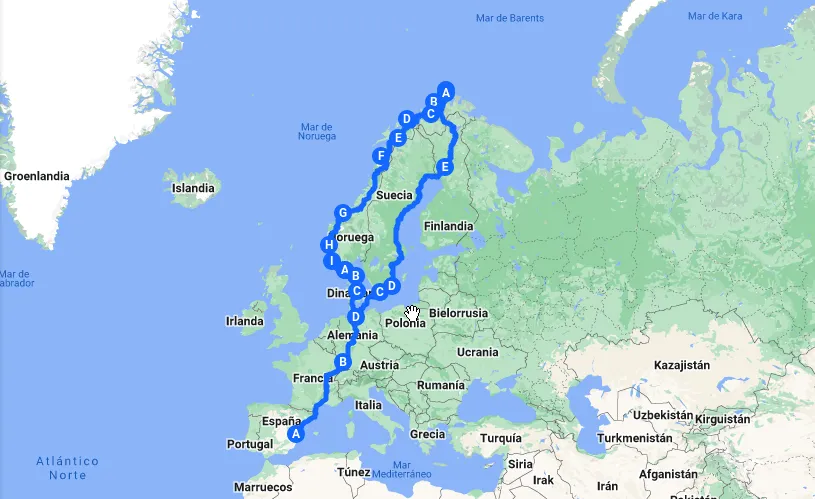 Nuestra super ruta hasta Nordkapp