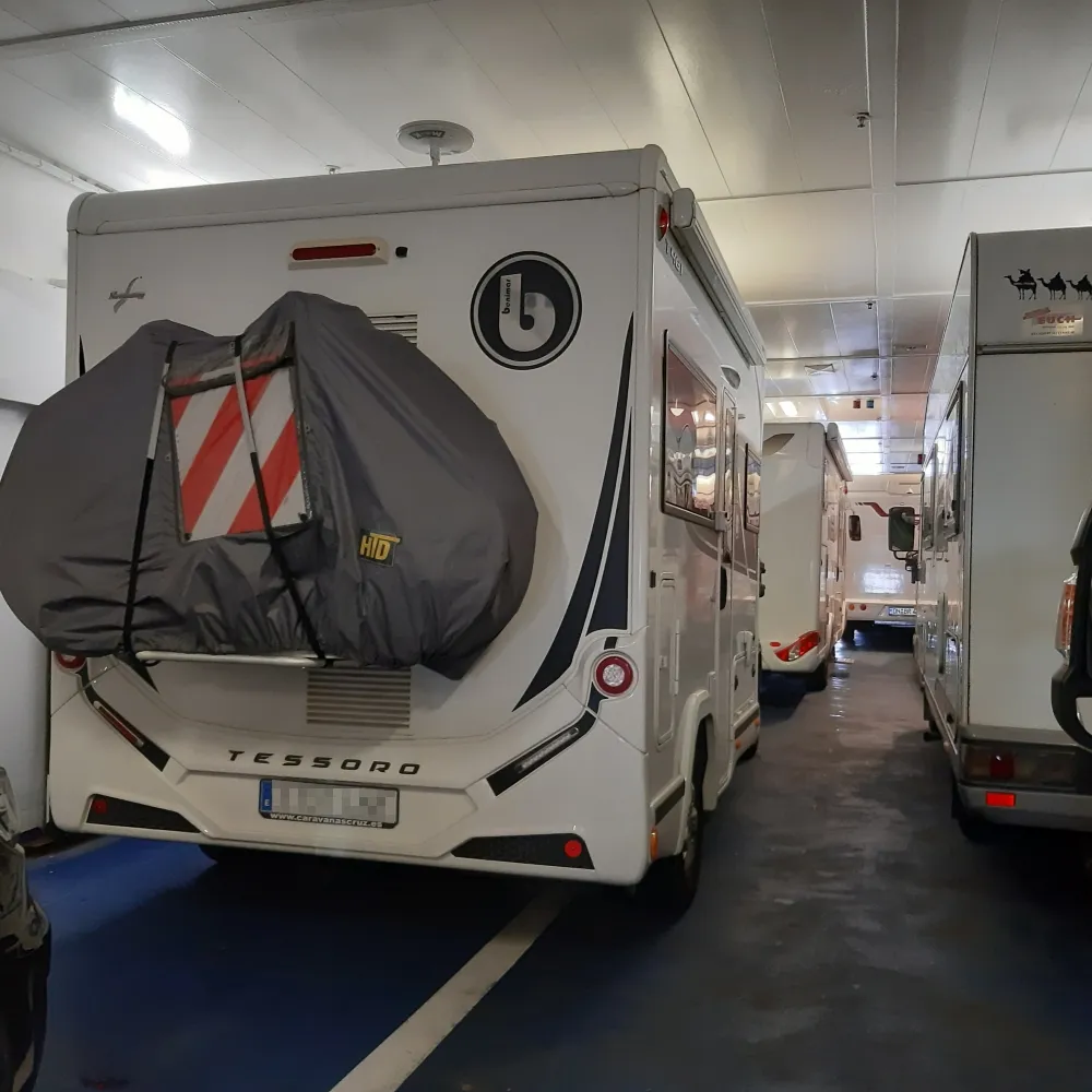 Nordkapp en autocaravana, ferri Puttgarde-Rodby